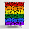 Rainbow Flag LGBT Pride Shower Curtain - Multicolor