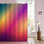 Geometric Shapes Shower Curtain - Multicolor