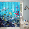 Hawaiian Ocean Aquarium Shower Curtain - Blue