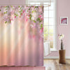 Spring Apple Floral Blossom Shower Curtain - Pink