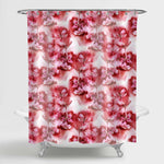 atercolor Hand Drawn Cherry Blossom Shower Curtain - Pink