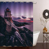 Newport Rhode Island Lighthouse Shower Curtain - Purple