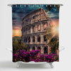Ancient Rome Colosseum Shower Curtain - Multicolor