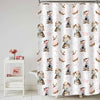 Elephant  Badger Pig Shower Curtain - Multicolor