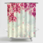 Spring Cherry Blossom Shower Curtain - Pink