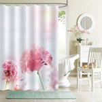 Flower Blossoming in Spring Time Shower Curtain - Pink