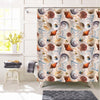 Summer Ocean Sea Shells and Nautical Chains Shower Curtain - Multicolor