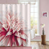 Close Up Dahlia Flower Shower Curtain - Pink