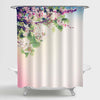 Spring Cherry Flower Tree Branches Shower Curtain - Pink