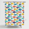 Fishes Shower Curtain - Colorful