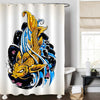 Retro Koi Fish Shower Curtain