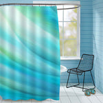 Abstract Motion Blur Shower Curtain - Blue