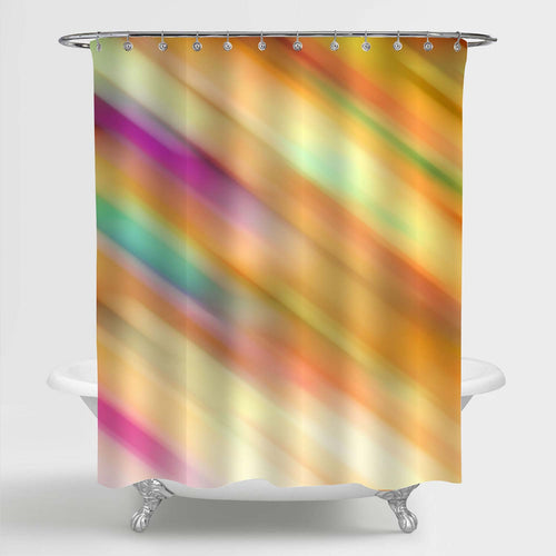 Glitter and Move Motion Blur Shower Curtain - Multicolor