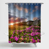 Fairytale Valley in Highlands Nature Landscape Shower Curtain - Multicolor