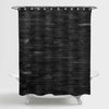 Black Stone Slate Wall Texture Shower Curtain