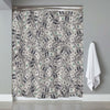 US Dollar Bank Notes Shower Curtain - Grey