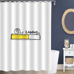 Loading Bar with a Doodle Snail Shower Curtain - Yellow