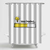 Loading Bar with Creativity Bulb Shower Curtain - Yellow