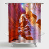 Antelope Canyon Shower Curtain - Orange