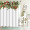 Christmas Festive Decoration Shower Curtian - Green