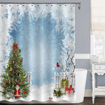 Christmas Ornaments Shower Curtain