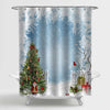 Christmas Ornaments Shower Curtain