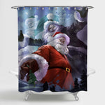 Huge Santa Claus Character Shower Curtain